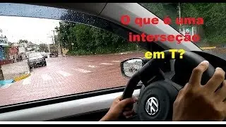 O que é uma interseção em T, e como executar corretamente