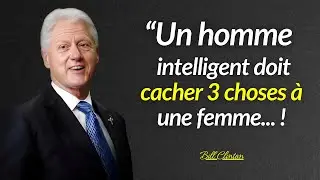Bill Clinton: Les 3 choses qu&rsquo;un homme intelligent doit toujours cacher &agrave; une femme !