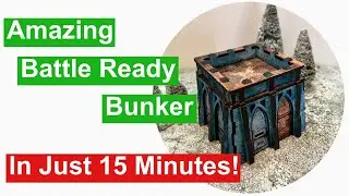 CHROMA BUNKER! Quick and Easy Warhammer 40k Terrain from TT Combat! 