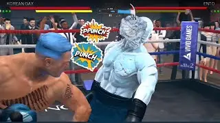 Korean Gay VS ento [Real Boxing 2]
