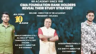 CMA Foundation Rank Holders Reveal Their Study Strategy #motivation #inspiration #education #cma #ca