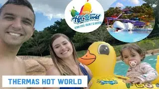 PARQUE AQUÁTICO THERMAS HOT WORLD - VLOG NO MELHOR PARQUE AQUÁTICO