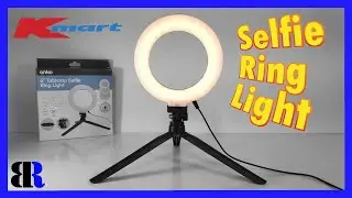 Kmart $8 Selfie Ring Light Unboxing + Testing | Kmart (Aus)