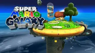 Super Mario Galaxy - Good Egg Galaxy - Luigi on the Roof - 39/120 - (SWITCH/WII/WIIU)