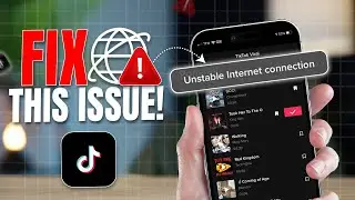 How to Fix TikTok Unstable Internet Connection on iPhone | Solve TikTok Network Problem