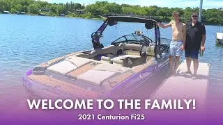 Chris Furey FI25 Delivery - Centurion Boats Available at River Valley Marine Lake Minnetonka