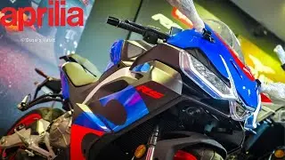 2026 Aprilia RS457 Blue Color Walkaround Review | Tamil | Startup Exhaust Note