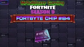 Fortnite Season 9 Fortbyte Chip #84 Awarded at Battle Pass Tier 60