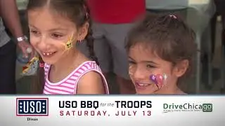 USO BBQ for the Troops on July 13