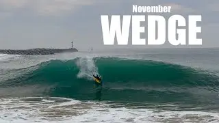 Barrel-Filled Session at The Wedge &mdash; Newport Goes Off! 🌊