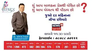 Dr. Sanjay Desai In Health Is Wealth on News 18 Gujarati | 19 August 2018 | Epi 01