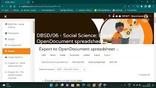 How to download the student grade book in Moodle