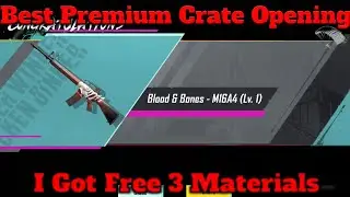 Got Free Guaranteed 3 Materials/Premium Crate Opening Is Here/I Got 2 Time M16a4 Upgradeable/PUBGM