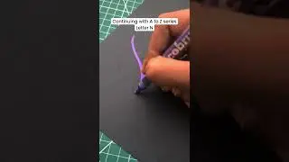 Capital Alphabets A to Z with Brushpen #shorts #calligraphy