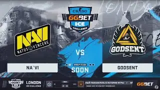 [RU] NAVI vs Godsent (2-1) BO3 | ICE Challenge London 2020