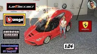 Unboxing | Ferrari Laferrari Aperta | Burago escala 1:24 | Auto de metal diecast 🚗🚕🚓💥✨👌😎