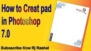 Photoshop Bangla Tutorials Pad (Company Pad Design)