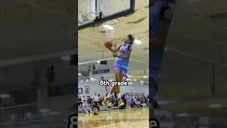 Miles Simpson dunk progression at MSHTV Camp