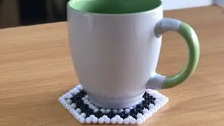 How to make a Table mat Using Beads (Hexagon shape)