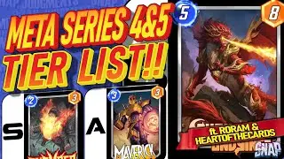 Experts Tier EVERY Series 4 and 5 Marvel Snap Card! This is HUGE