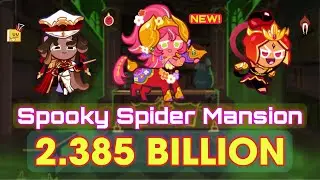 CookieRun OvenBreak | Spooky Spider Mansion 2.385B Full Run | GPZ