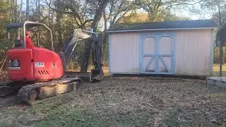Clearing and Grading My Property + Moving a Shed and Carport