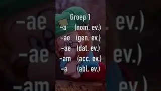 Plopshort 1: De zelfstandig naamwoord-dans Latijn met groep 1, 2 & 3