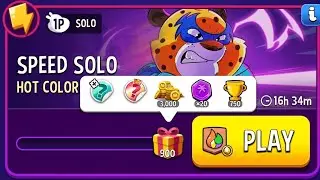 match masters speed solo hot color crystals solo today | easy challenge hot color complete