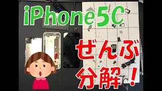 iPhone5C　全部分解してみた！！～I disassembled all the teardowns of iPhone5C!!