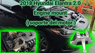 2017-2020 Hyundai Elantra 2.0 como cambiar soporte del motor ( how to replace engine mount )