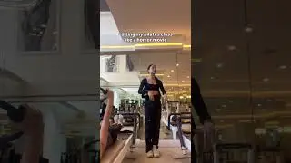 Монтаж моего занятия по пилатесу в стиле фильма ужасов 💀