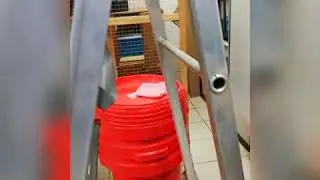 Installer notre nouvel escabeau