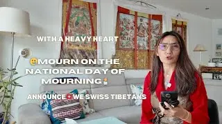 With a Heavy Heart, We Swiss Tibetans Mourn on the National Day of Mourning #swisstibetan #mourning