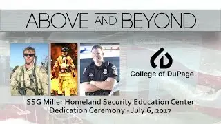Dedication Ceremony for the  SSG Robert J. Miller Memorial