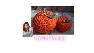 How to Crochet an Orange 🍊 | Easy & Realistic Fruit Tutorial | Amigurumi | Single Crochet Only 
