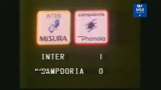 1985-86 (15^ - 22-12-1985) INTER-Sampdoria 1-0 [Bergomi] Servizio D.S.Rai [16:10 Version]