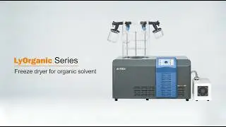 Antech Freeze dryer  LyOrganic Series   LyOrganic 8LT installation video