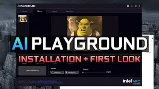 AI Playground for Intel Arc - Installation + First Look (Arc A750)