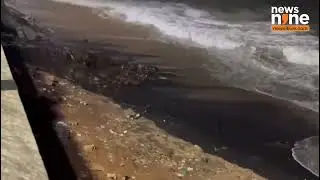 GVMC Park Wall Collapse: High Waves & Erosion Threatens RK Beach Infrastructure in Visakhapatnam