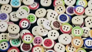 Colorful Buttons Stock Video