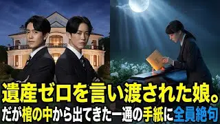 遺産ゼロを言い渡された娘。だが棺の中から出てきた一通の手紙に全員絶句
