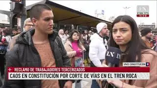 Tensión en incidentes en constitución: se levantó el corte después de tres horas