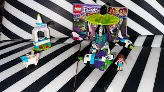 Review of Lego Friends set 41128 Amusement Park Space Ride with Olivia