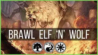 Brawl | Naya Elves and Wolves Voja Jaws of the Conclave | Standard Deck Commander | MTGA