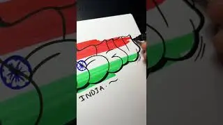 Graffiti with flags color🇮🇳 #graffitistyle #drawing #flags #foryou