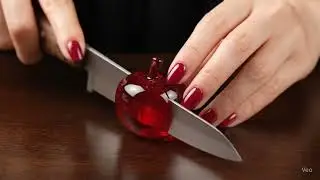 ASMR Ruby Red Glass cutting #trending #asmr #viral #viralvideo #viralshorts