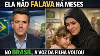 Ao chegar ao Brasil, uma mãe refugiada síria finalmente ouviu sua filha falar novamente!