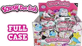 Squish-Dee-Lish Series 4 Squishies Blind Bag Full Case Unboxing Slow Rise Squishies