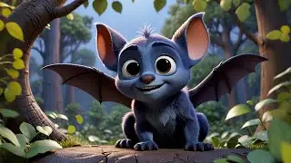 Three Baby Bats Learn to Rhyme | Phonics and Rhyming Words Song | Nursery Rhymes for Kids