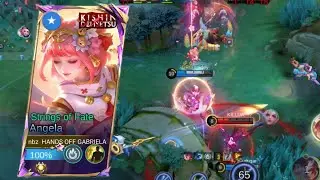 Annoying the enemies with Angela the goat | Kishin Densetsu skin | MLBB Gameplay |